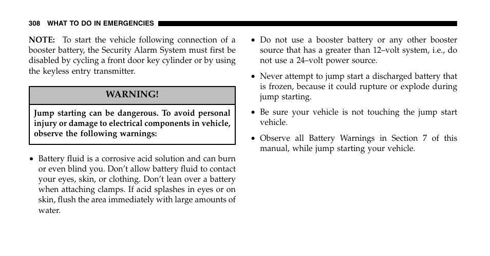 Jeep 2006 Liberty User Manual | Page 308 / 424