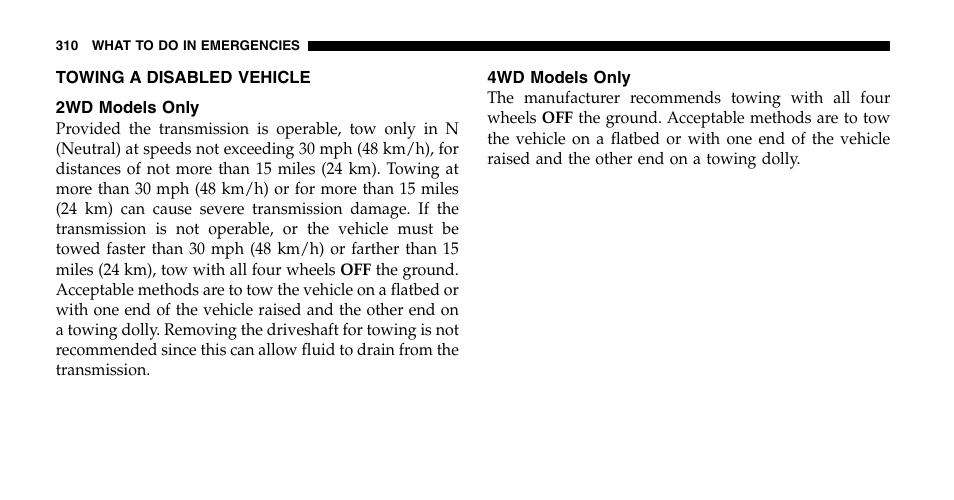 Jeep 2006 Liberty User Manual | Page 310 / 424