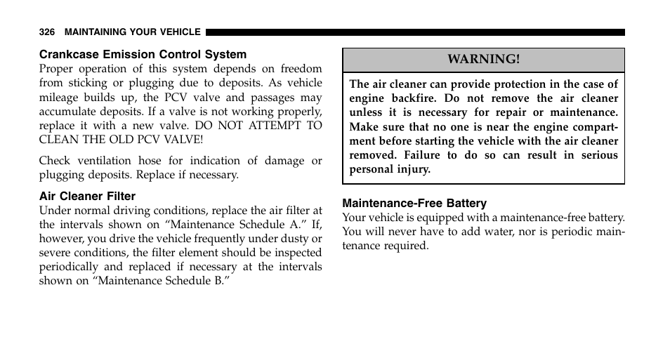 Jeep 2006 Liberty User Manual | Page 326 / 424