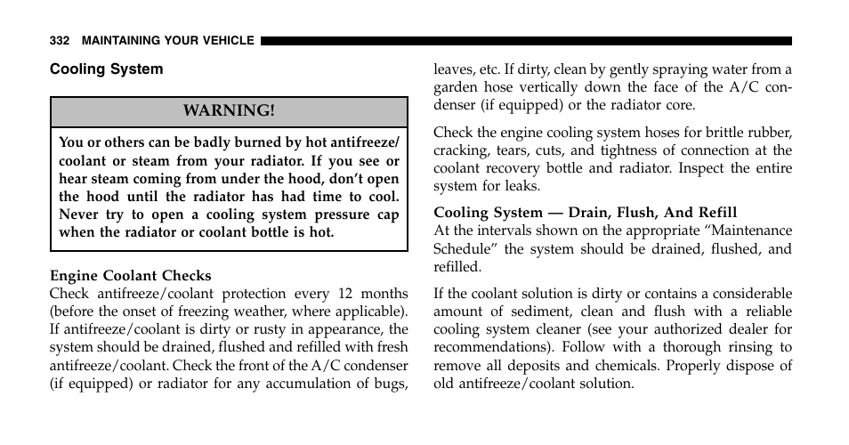 Jeep 2006 Liberty User Manual | Page 332 / 424