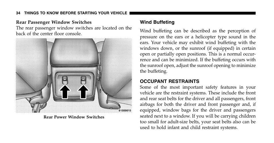 Jeep 2006 Liberty User Manual | Page 34 / 424