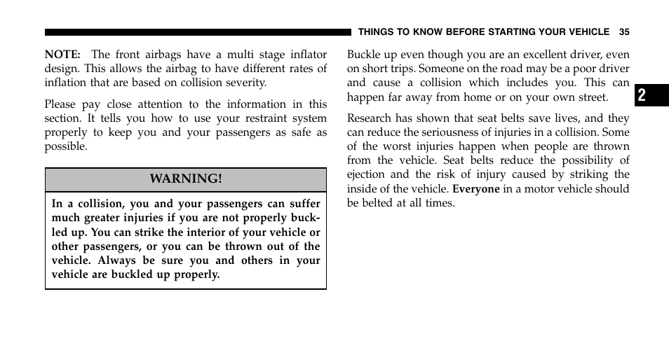 Jeep 2006 Liberty User Manual | Page 35 / 424