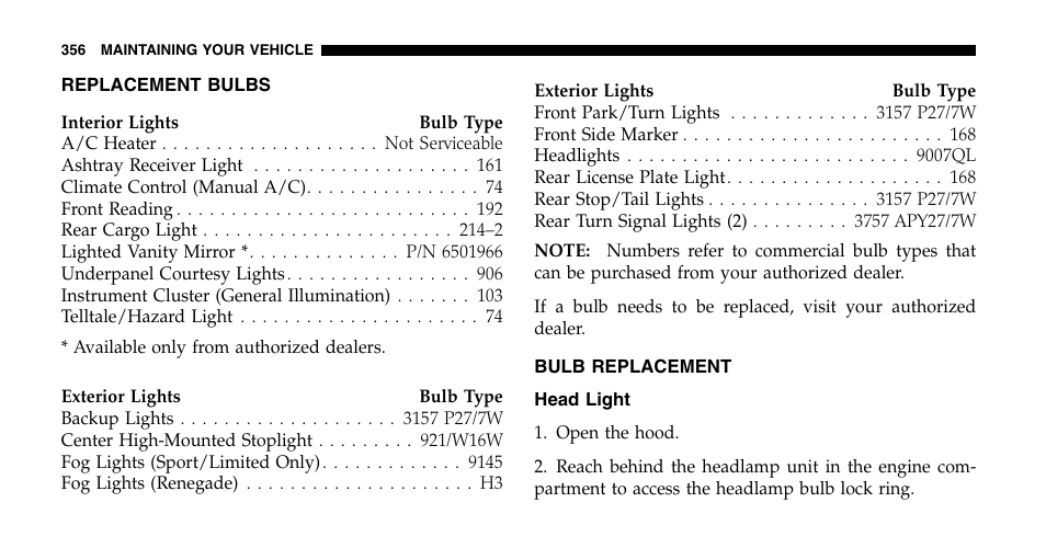 Jeep 2006 Liberty User Manual | Page 356 / 424