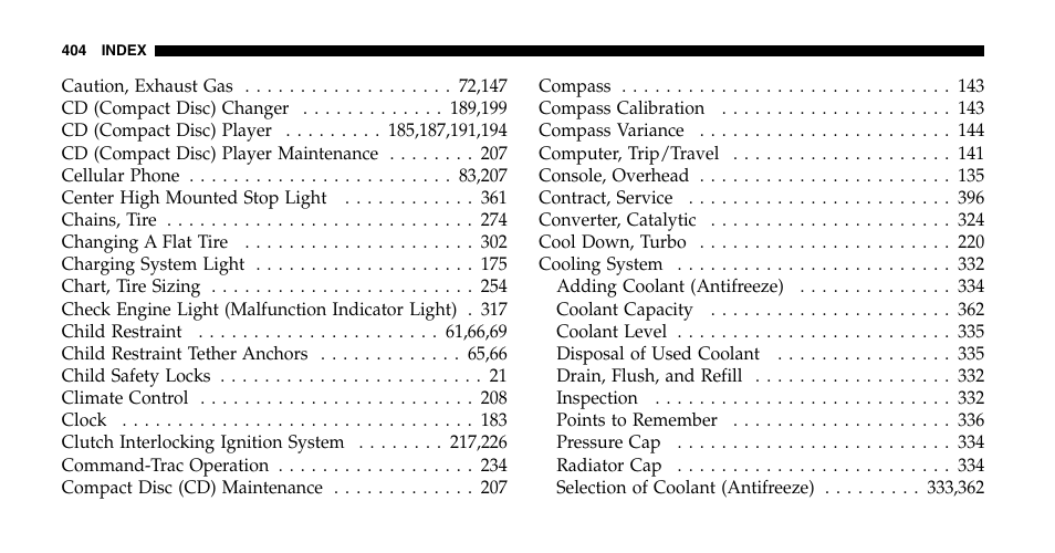 Jeep 2006 Liberty User Manual | Page 404 / 424
