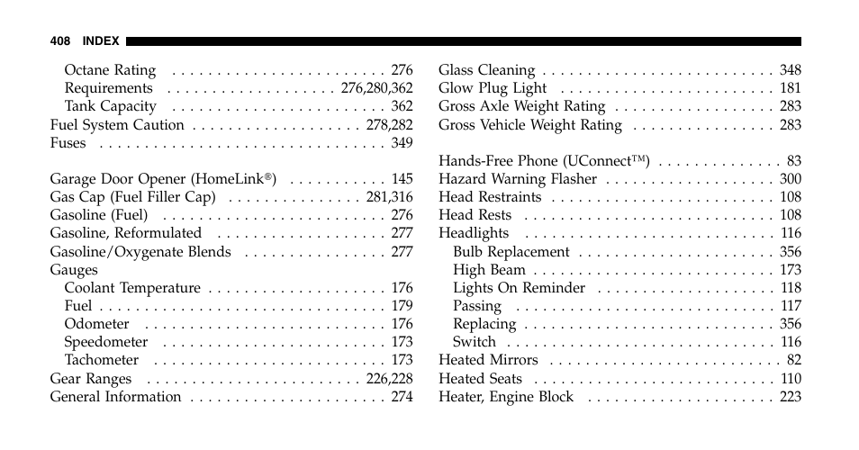 Jeep 2006 Liberty User Manual | Page 408 / 424