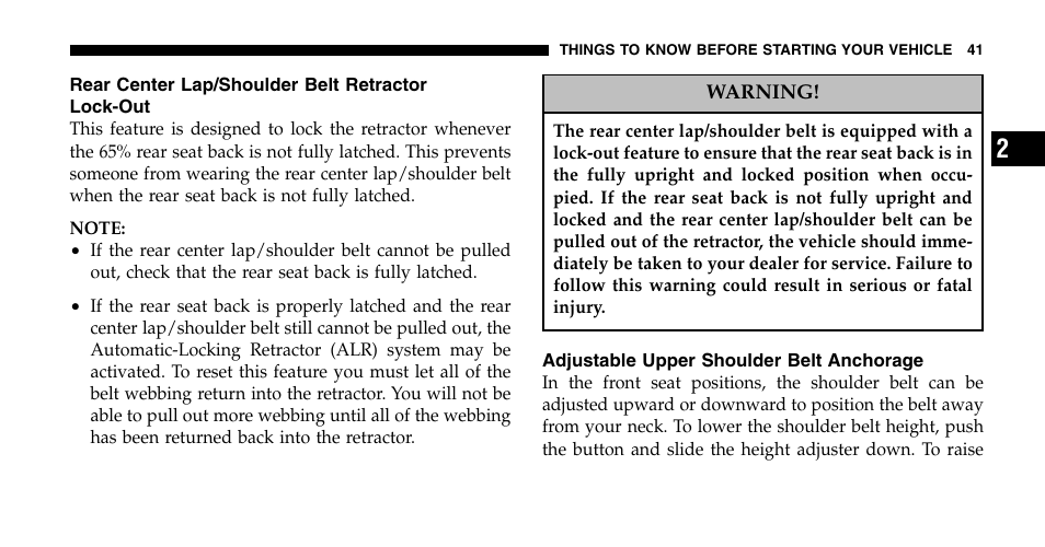 Jeep 2006 Liberty User Manual | Page 41 / 424