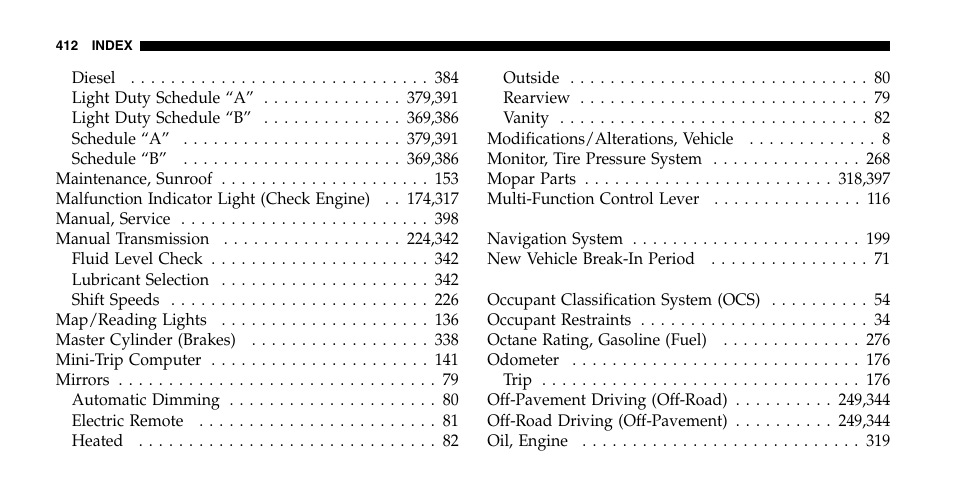 Jeep 2006 Liberty User Manual | Page 412 / 424