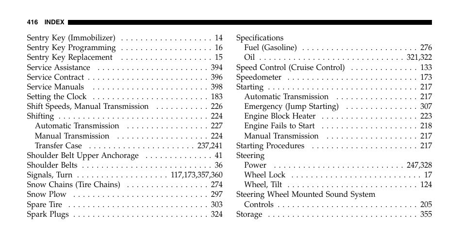 Jeep 2006 Liberty User Manual | Page 416 / 424