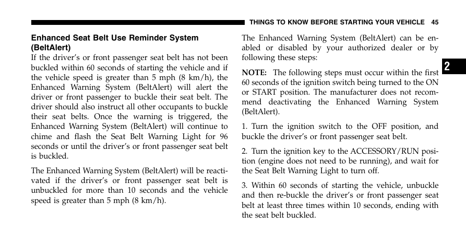 Jeep 2006 Liberty User Manual | Page 45 / 424