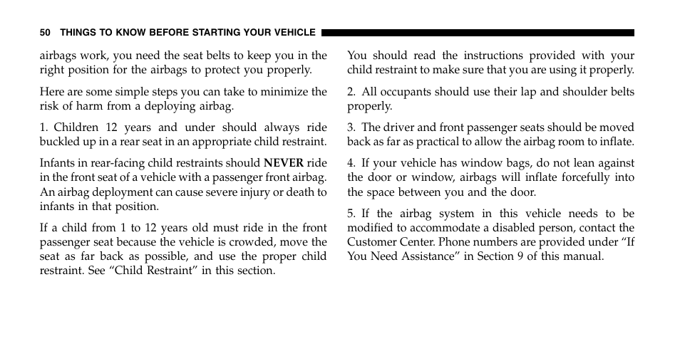Jeep 2006 Liberty User Manual | Page 50 / 424
