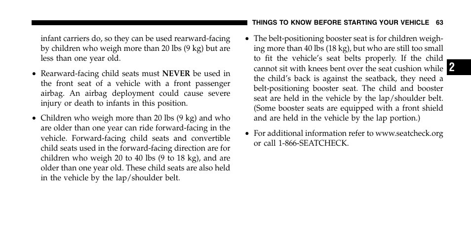 Jeep 2006 Liberty User Manual | Page 63 / 424