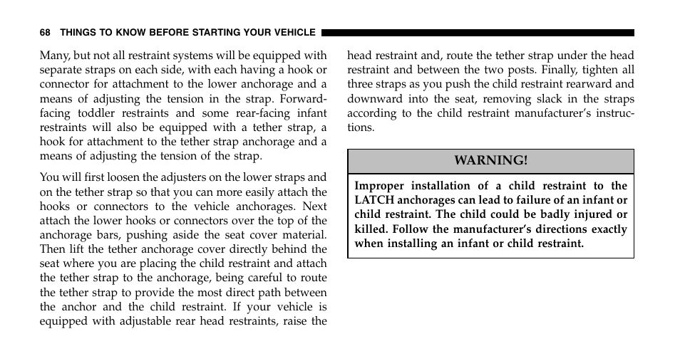 Jeep 2006 Liberty User Manual | Page 68 / 424