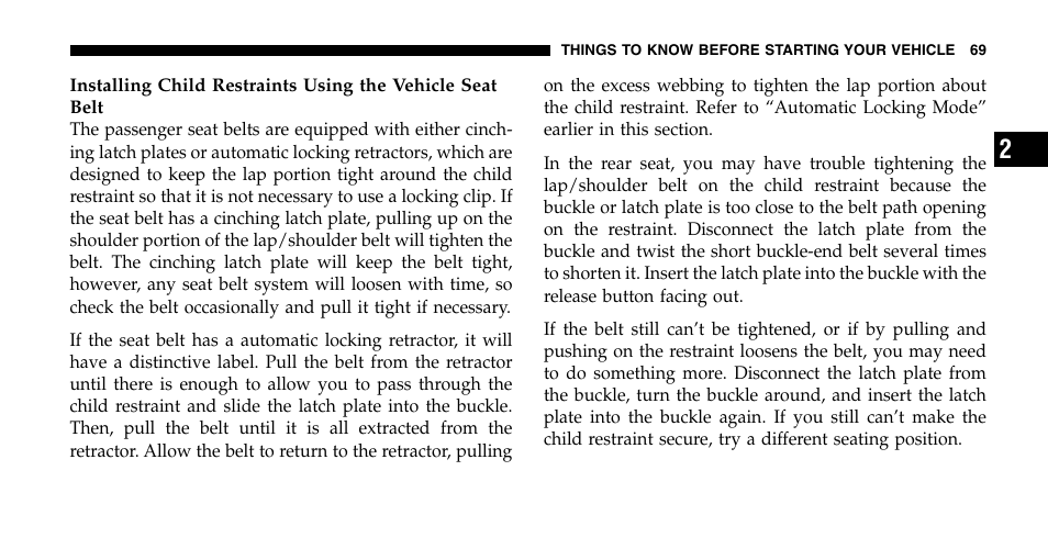Jeep 2006 Liberty User Manual | Page 69 / 424