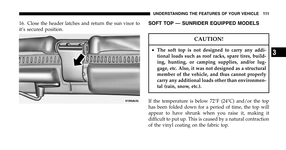 Jeep 2006 Wrangler User Manual | Page 111 / 368
