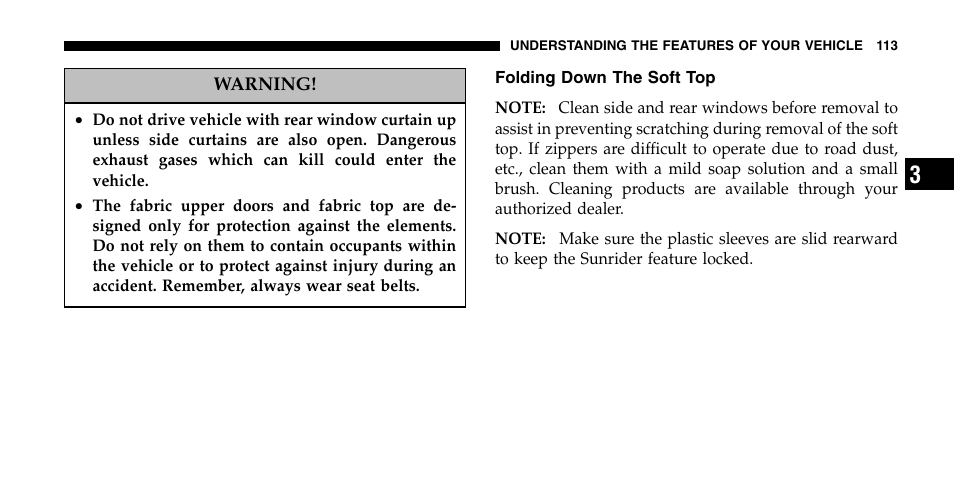 Jeep 2006 Wrangler User Manual | Page 113 / 368