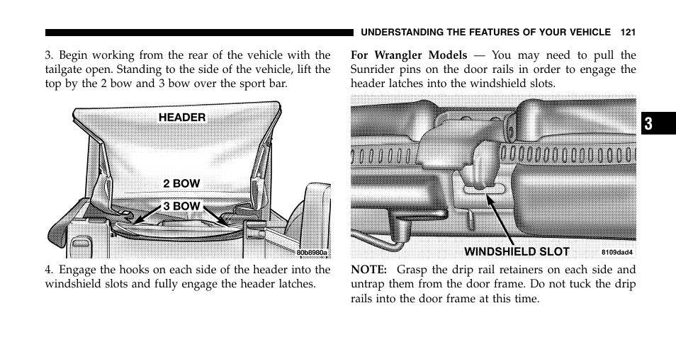Jeep 2006 Wrangler User Manual | Page 121 / 368