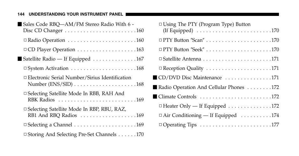 Jeep 2006 Wrangler User Manual | Page 144 / 368