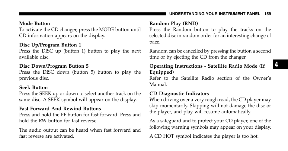 Jeep 2006 Wrangler User Manual | Page 159 / 368
