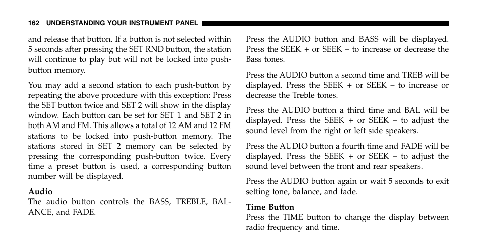 Jeep 2006 Wrangler User Manual | Page 162 / 368