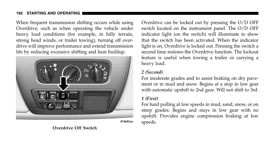 Jeep 2006 Wrangler User Manual | Page 192 / 368