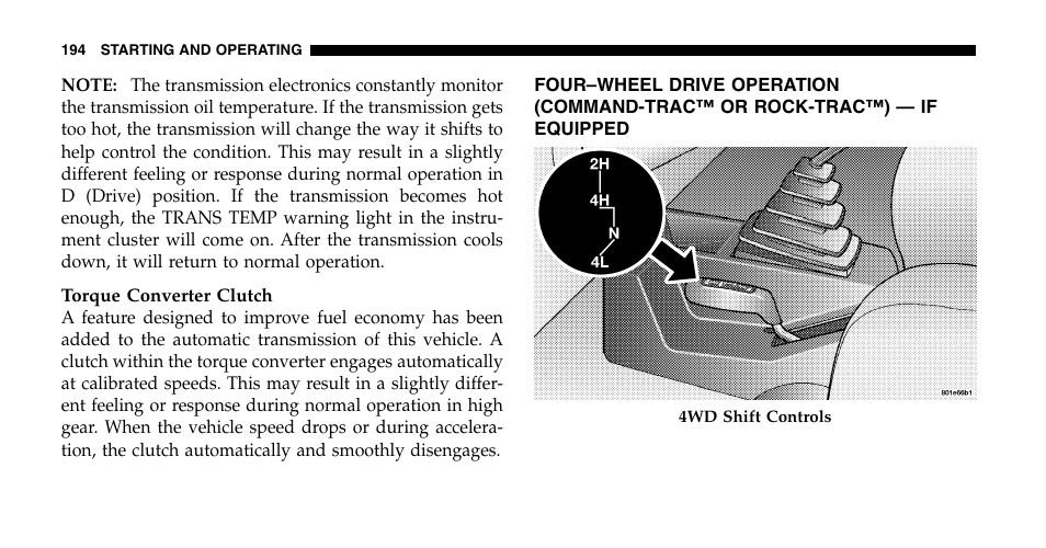 Jeep 2006 Wrangler User Manual | Page 194 / 368