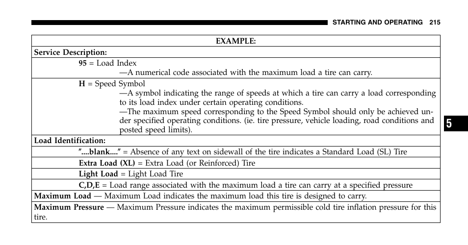 Jeep 2006 Wrangler User Manual | Page 215 / 368