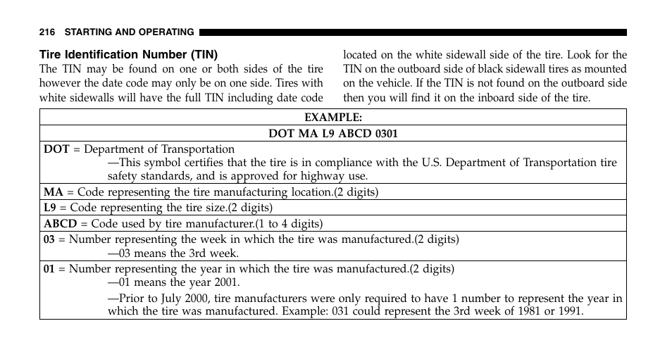 Jeep 2006 Wrangler User Manual | Page 216 / 368