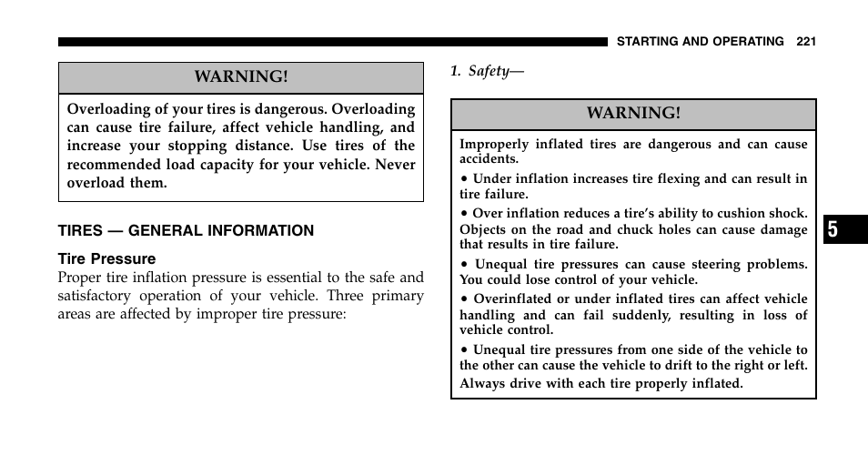 Jeep 2006 Wrangler User Manual | Page 221 / 368