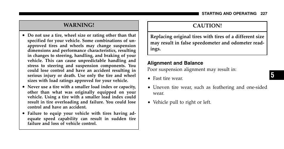 Jeep 2006 Wrangler User Manual | Page 227 / 368