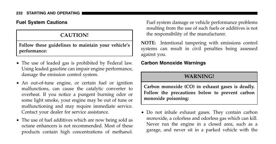 Jeep 2006 Wrangler User Manual | Page 232 / 368