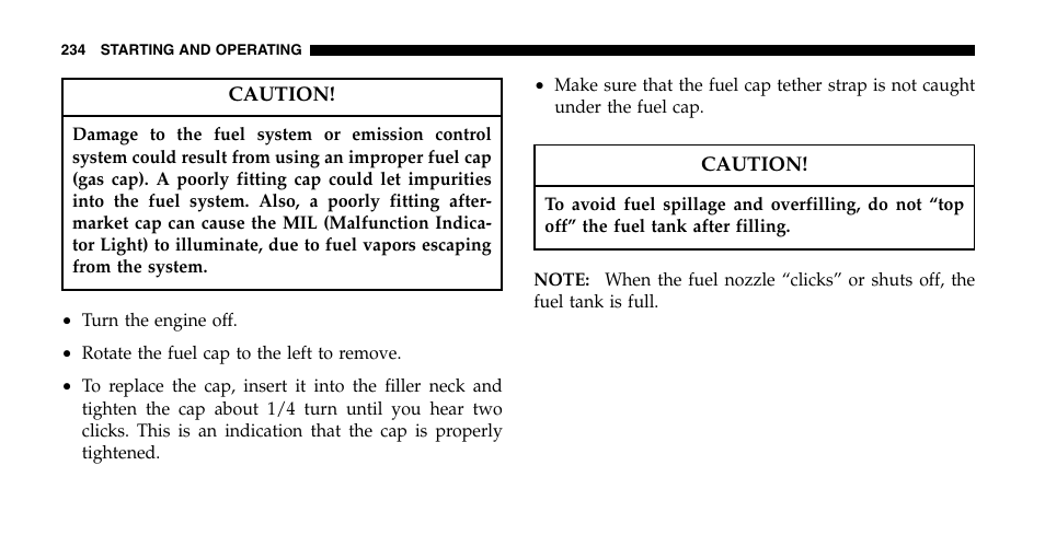 Jeep 2006 Wrangler User Manual | Page 234 / 368