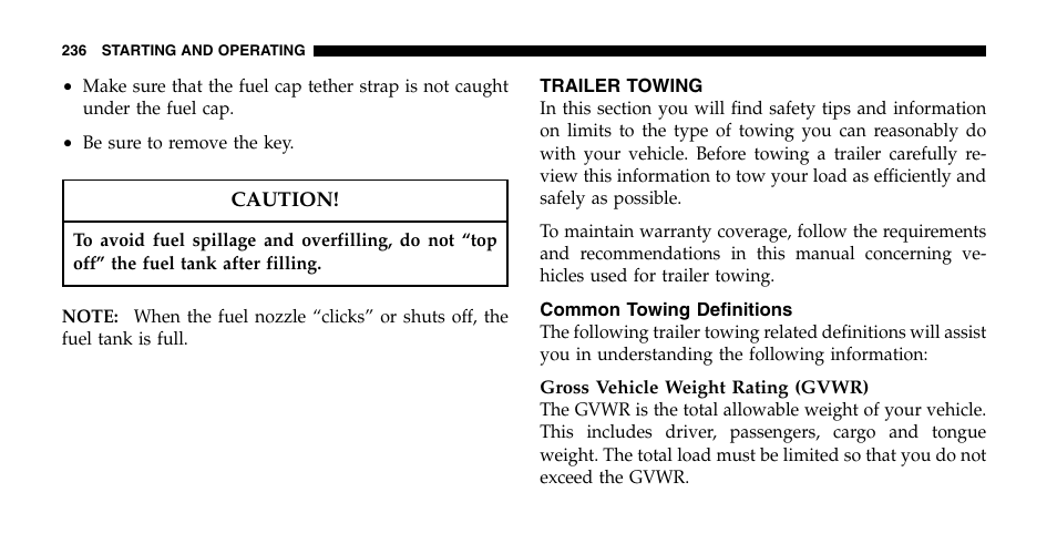 Jeep 2006 Wrangler User Manual | Page 236 / 368