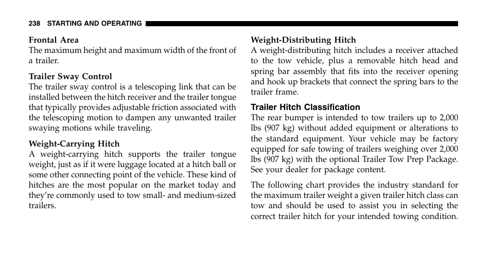 Jeep 2006 Wrangler User Manual | Page 238 / 368