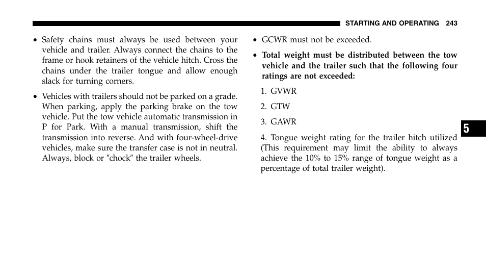 Jeep 2006 Wrangler User Manual | Page 243 / 368