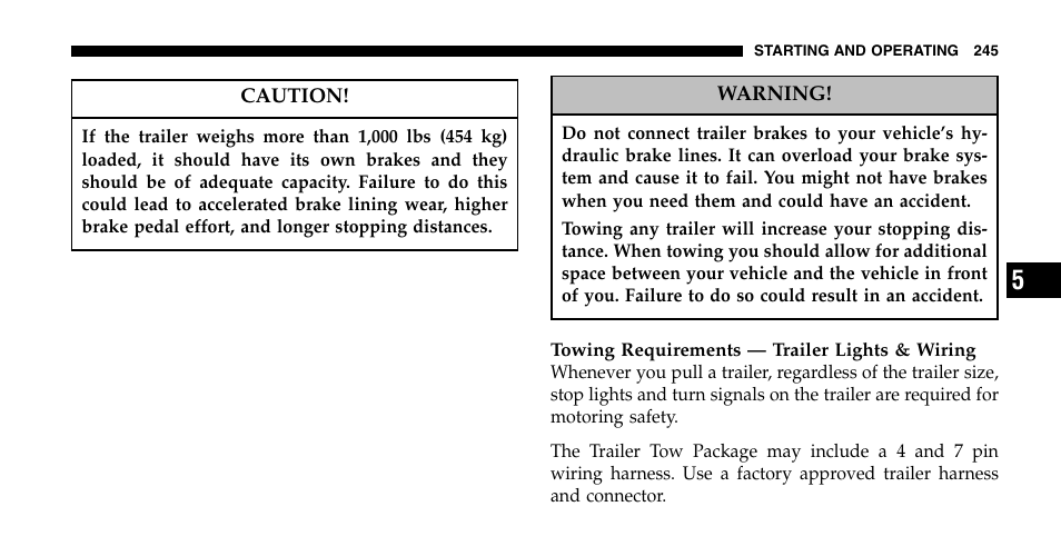 Jeep 2006 Wrangler User Manual | Page 245 / 368
