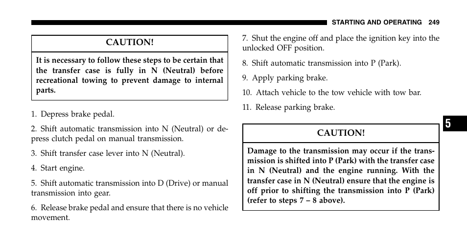 Jeep 2006 Wrangler User Manual | Page 249 / 368