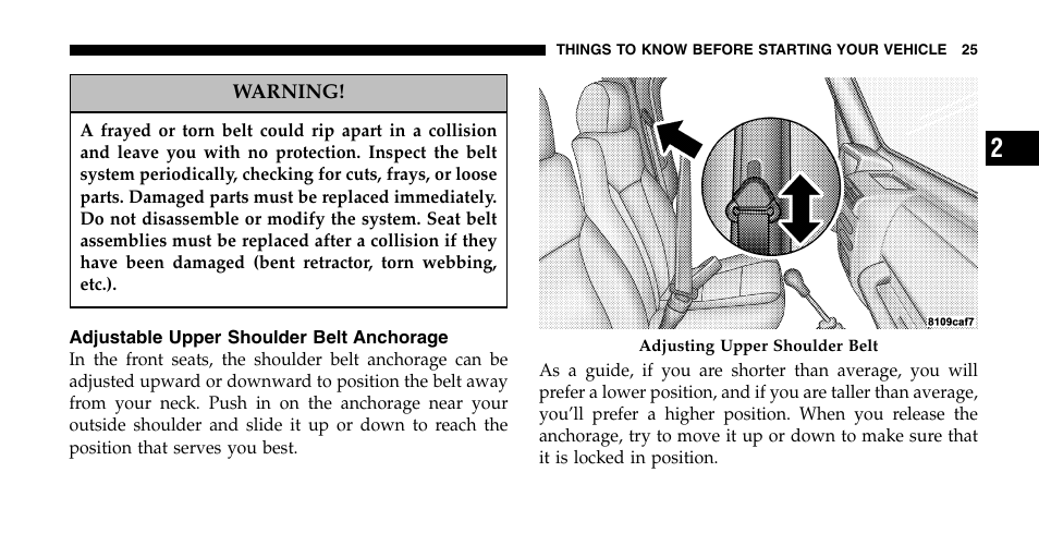 Jeep 2006 Wrangler User Manual | Page 25 / 368