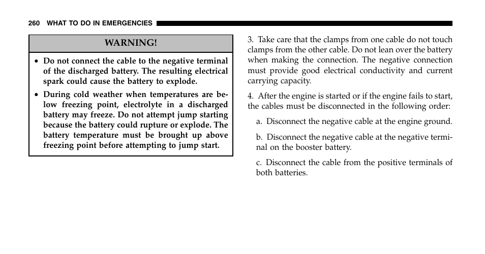 Jeep 2006 Wrangler User Manual | Page 260 / 368