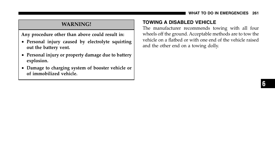 Jeep 2006 Wrangler User Manual | Page 261 / 368