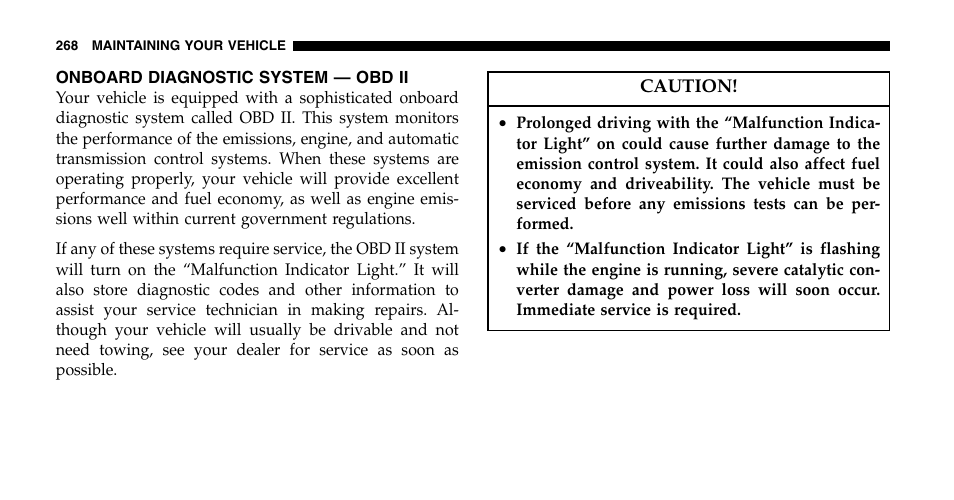 Jeep 2006 Wrangler User Manual | Page 268 / 368