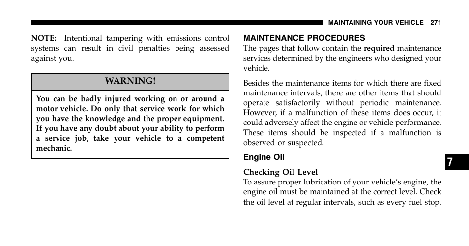 Jeep 2006 Wrangler User Manual | Page 271 / 368