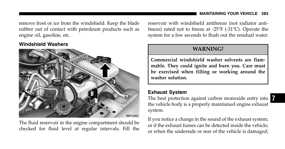 Jeep 2006 Wrangler User Manual | Page 283 / 368