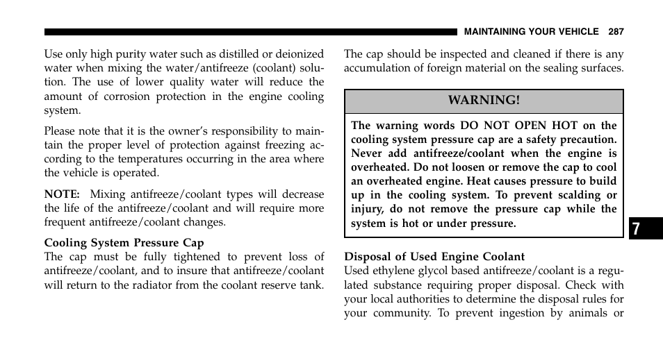 Jeep 2006 Wrangler User Manual | Page 287 / 368
