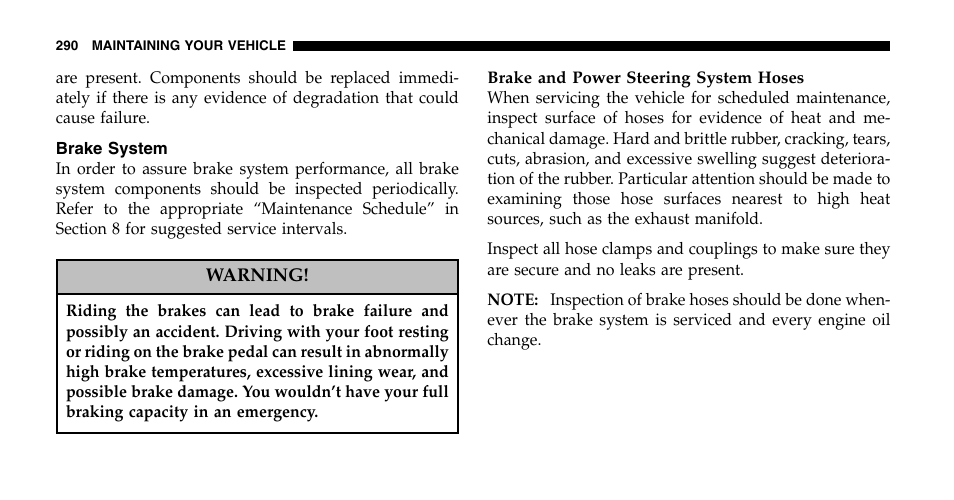 Jeep 2006 Wrangler User Manual | Page 290 / 368