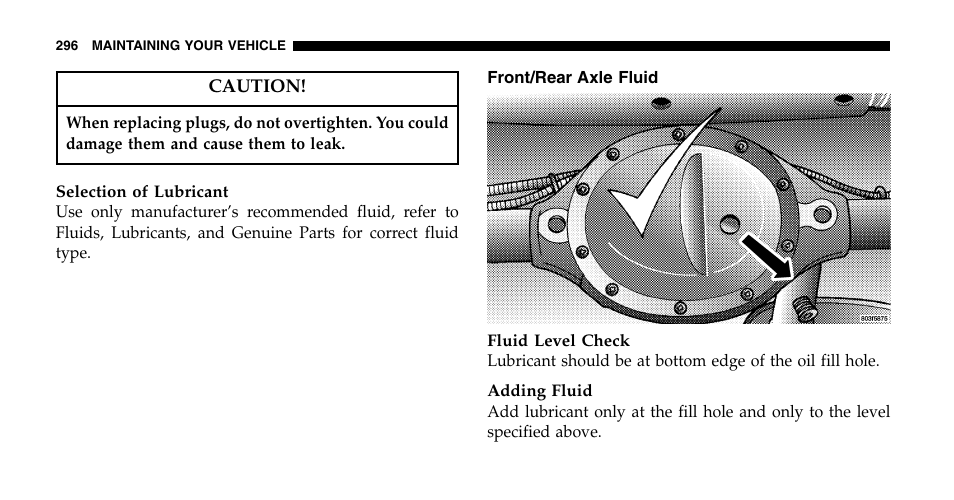 Jeep 2006 Wrangler User Manual | Page 296 / 368