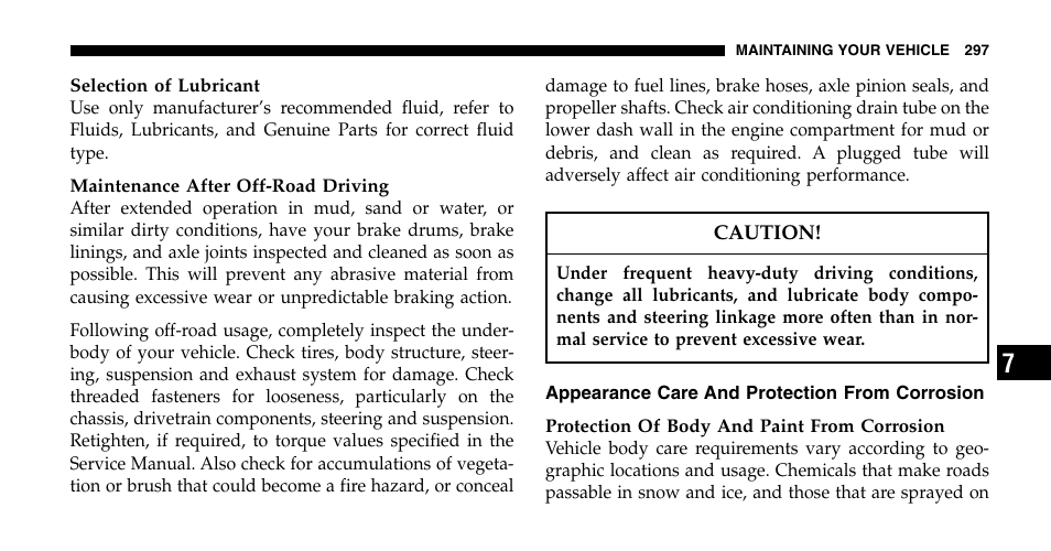 Jeep 2006 Wrangler User Manual | Page 297 / 368