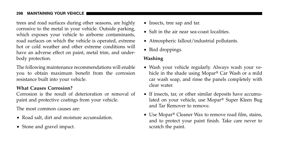 Jeep 2006 Wrangler User Manual | Page 298 / 368