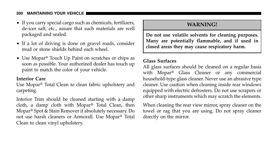 Jeep 2006 Wrangler User Manual | Page 300 / 368