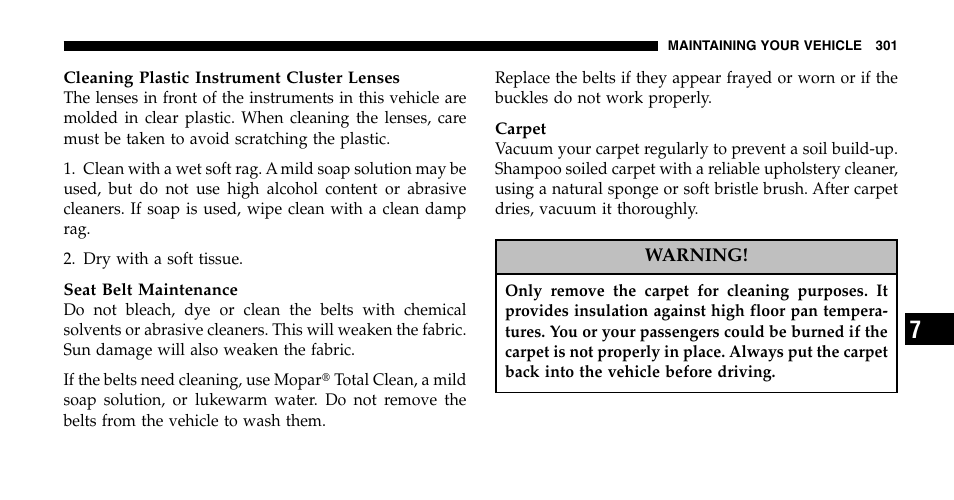 Jeep 2006 Wrangler User Manual | Page 301 / 368