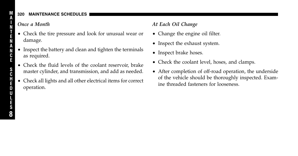 Jeep 2006 Wrangler User Manual | Page 320 / 368